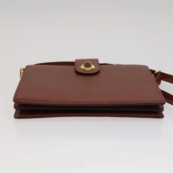 LOUIS VUITTON Epi Capuchin Shoulder Bag Brown - Picture 5 of 15